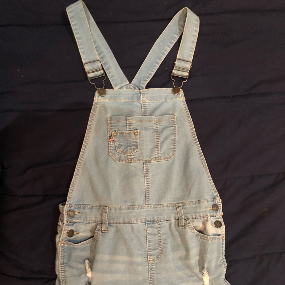 Denim Overalls!! Stretchy Out Wear